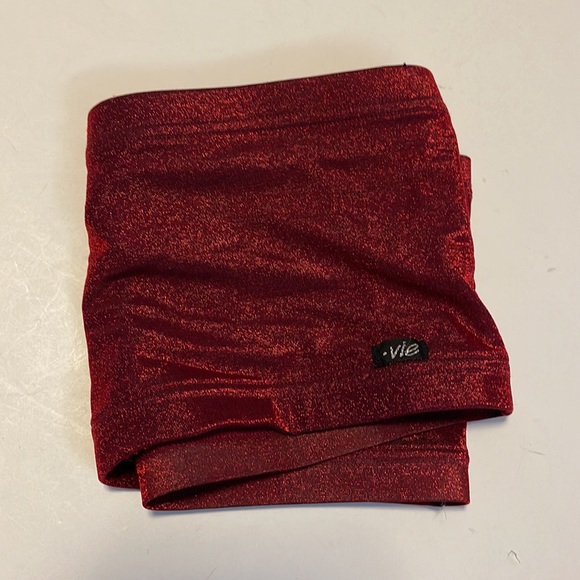 Vie Sparkly Red Bandeau Bra - Women’s Size Small - Picture 4 of 7